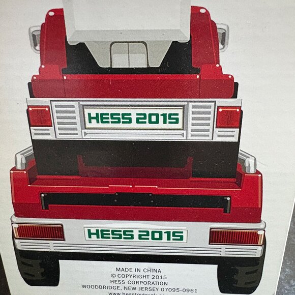 HESS 2015 COLLECTABLE TOY FIRE TRUCK AND LADDER RESCUE - NIB, UNOPENED; UNUSED - Picture 5 of 6